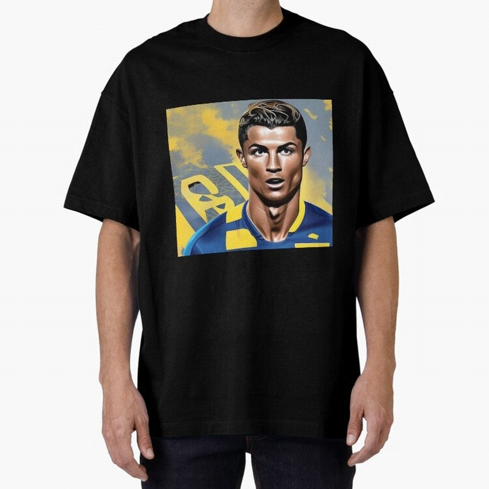 Ronaldo al nassr Oversized T-Shirt Bring a Champion Mindset to FIFA World Cup 2026 Spirit, Connected to Netherlands, Messi, Stadium Memories, Football Loyalty, International Chants and Championship Tradition; Ideal for Fans Who Follow Messi,