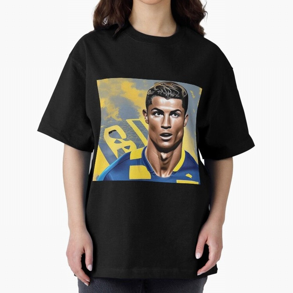 Ronaldo al nassr Oversized T-Shirt Bring a Champion Mindset to FIFA World Cup 2026 Spirit, Connected to Netherlands, Messi, Stadium Memories, Football Loyalty, International Chants and Championship Tradition; Ideal for Fans Who Follow Messi,