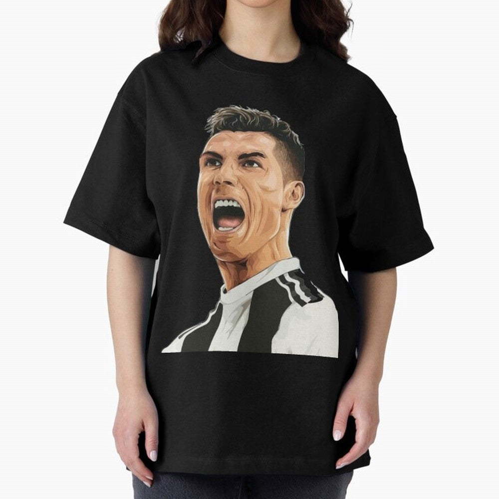 Ronaldo Ronaldo Oversized T-Shirt Elevate Match Day Hype around FIFA World Cup 2026 Group Stage, CR7 and Messi, Argentina, France and Brazil, Sports Nostalgia, International Competition, Famous Players and Unforgettable Victories; Perfect for