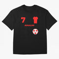 Ronaldo 7 - Man U Back to Manchester Oversized T-Shirt Enjoy Global Football Passion for FIFA World Cup 2026 Group Stage, Built around Haaland and Mbappe, Portugal, Sports Nostalgia, International Competition, Famous Players and Unforgettable