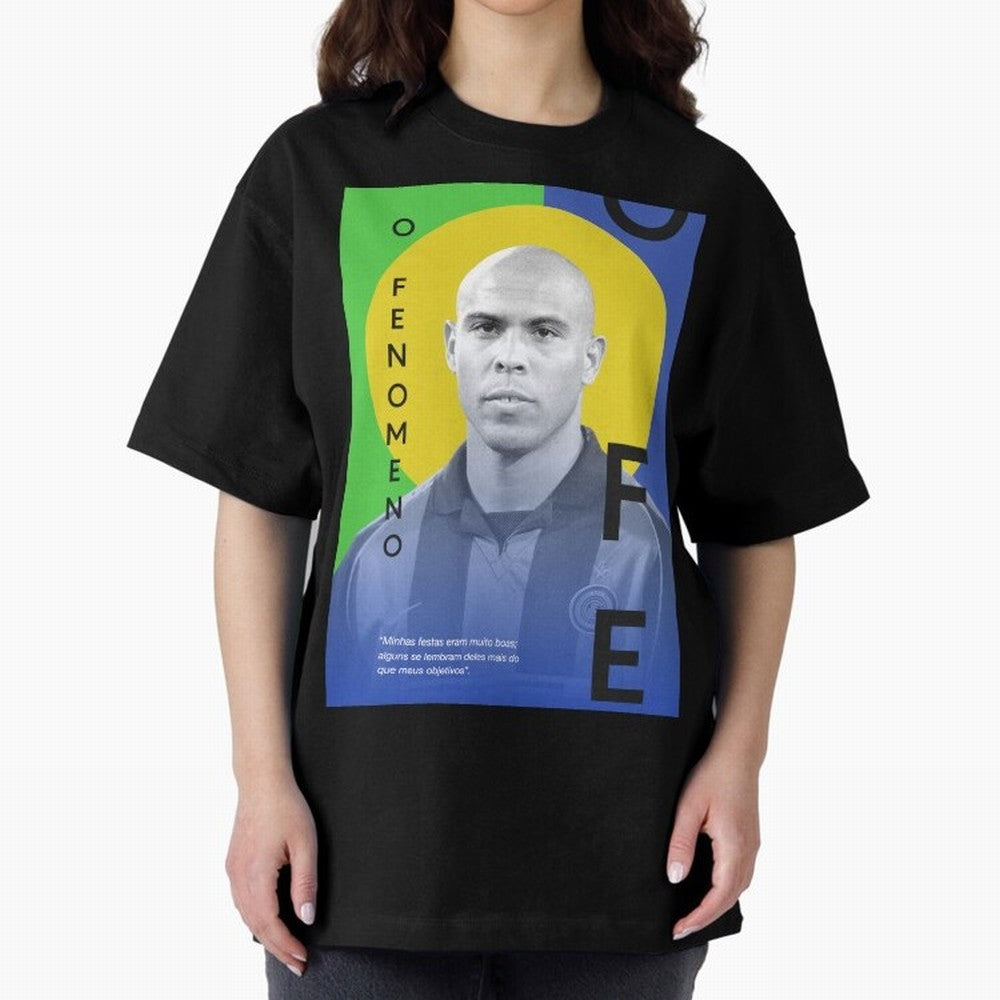 O Phenomenon Oversized T-Shirt Fuel Your Fan Pride for FIFA World Cup 2026 Connected to CR7, Portugal Energy, Worldwide Fan Energy, Dramatic Goals, Stadium Lights and Championship Celebrations; Great for Watch Parties, Sports Bars, Family Nights,