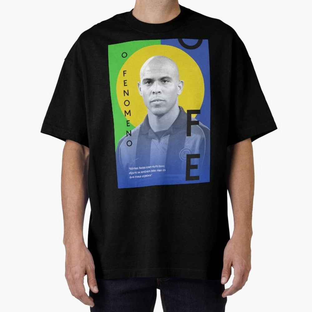 O Phenomenon Oversized T-Shirt Fuel Your Fan Pride for FIFA World Cup 2026 Connected to CR7, Portugal Energy, Worldwide Fan Energy, Dramatic Goals, Stadium Lights and Championship Celebrations; Great for Watch Parties, Sports Bars, Family Nights,