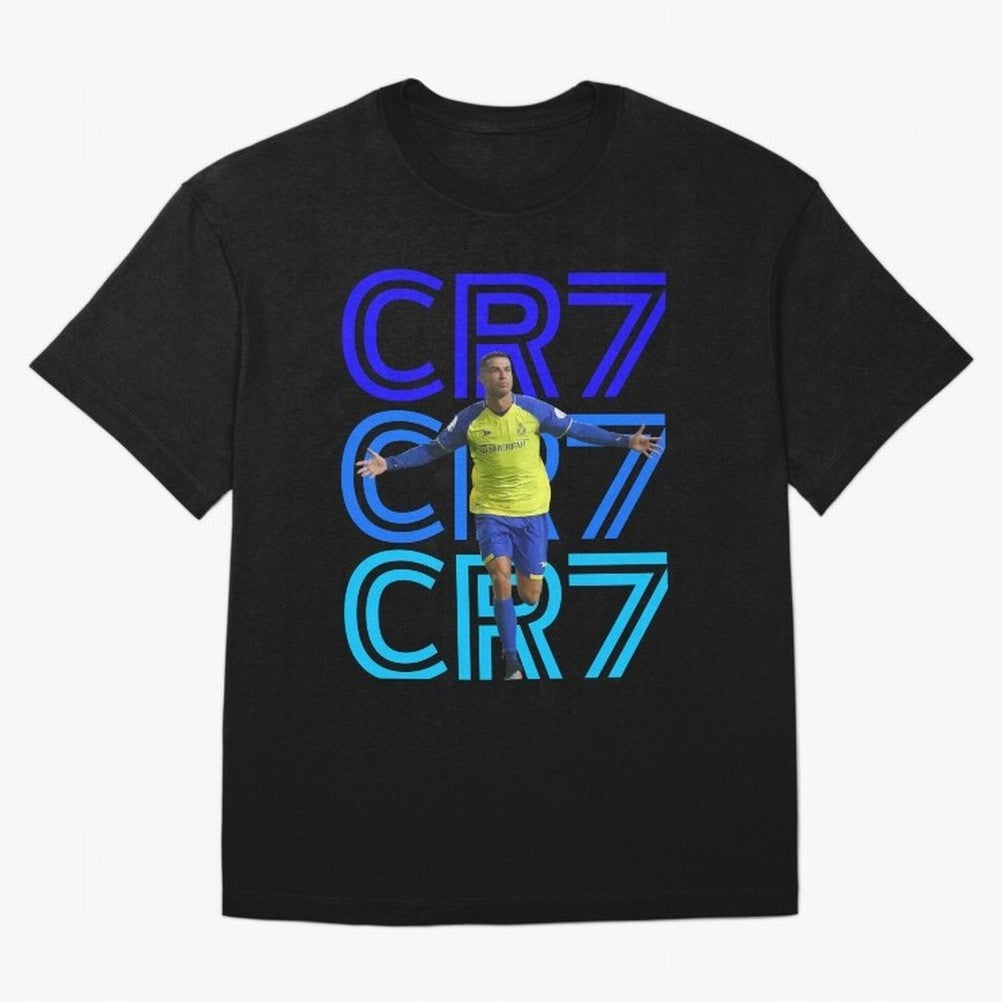 Christiano Ronaldo CR7 Oversized T-Shirt Show Match Day Excitement for FIFA World Cup 2026 for Fans of Mbappe and Neymar and Spain, Bringing Soccer Culture, Superstar Moments, National Team Dreams and Competitive Fire; Great for Supporters Who Love