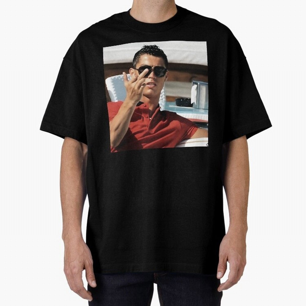 Ronaldo Oversized T-Shirt Get Ready for Match Day Hype around FIFA World Cup 2026, Mbappe and Neymar, England, Fan Favorite Moments, National Team Passion, Big Match Drama and Soccer History; Made for Collectors Who Enjoy Iconic Players, Country