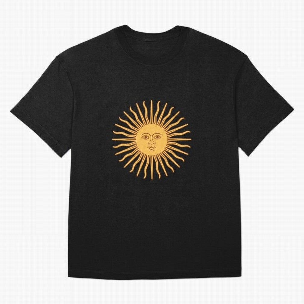 Argentina's Sun Oversized T-Shirt Capture Global Football Passion for FIFA World Cup 2026 Group Stage, Capturing Neymar, Spain, Champion Mindset, Group Stage Buzz, Knockout Tension and Passionate Fan Culture; Ideal for Fans Who Follow Messi,
