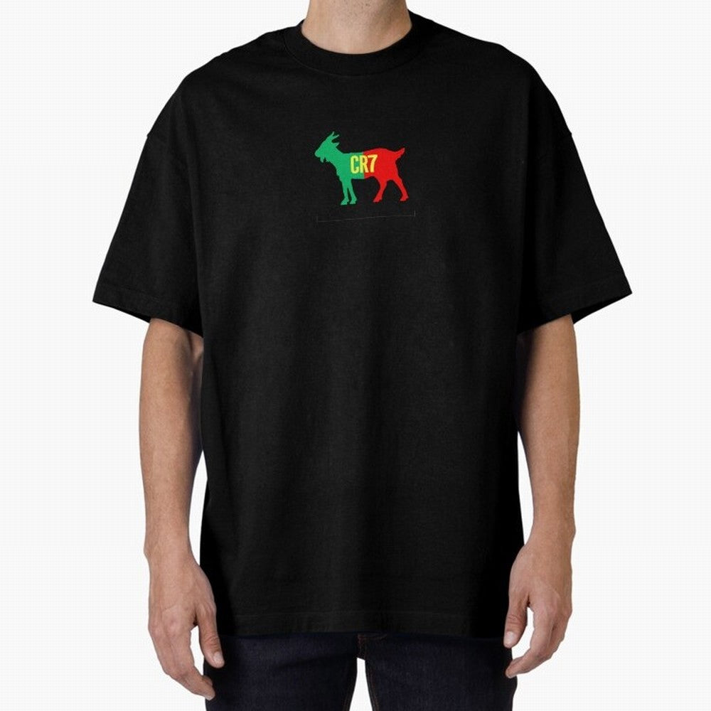 CR7 GOAT - Cristiano Ronaldo Oversized T-Shirt Discover FIFA World Cup 2026 Centered on Neymar, Brazil Energy, Match Day Excitement, Supporter Culture, Golden Goals and Global Football Passion; Perfect for Supporters Who Want Bold Football Energy,