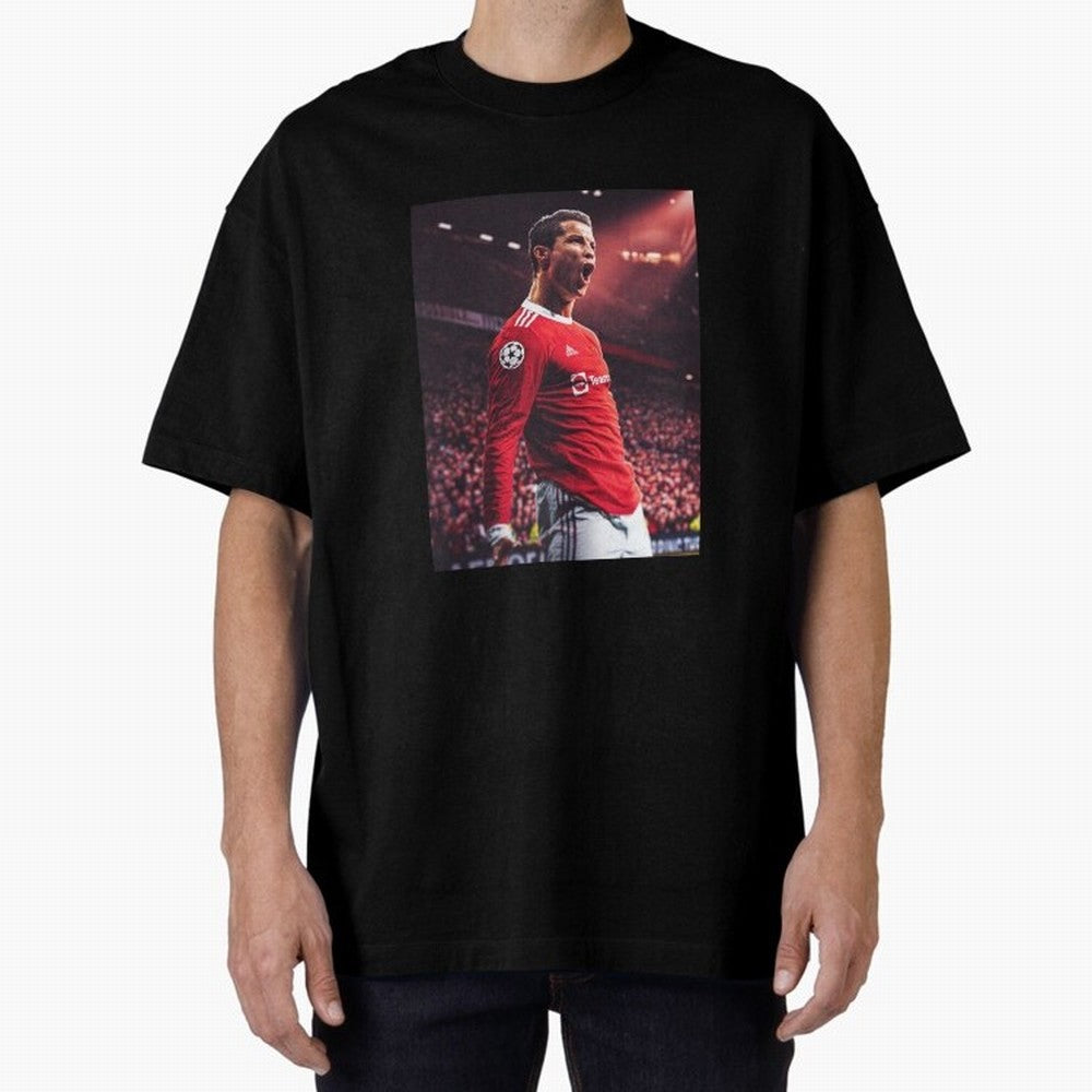 Cristiano Ronaldo CR7 Manchester Home 202122,Ronaldo Gifts, Ronaldo Best Selling , Ronaldo Top Item Oversized T-Shirt Support Your Favorite Stars during FIFA World Cup 2026 Highlighting Cristiano Ronaldo, England, France and Netherlands Energy,