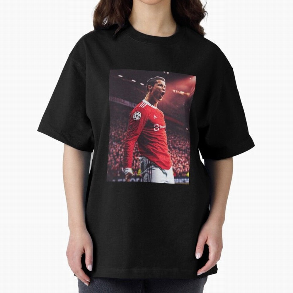 Cristiano Ronaldo CR7 Manchester Home 202122,Ronaldo Gifts, Ronaldo Best Selling , Ronaldo Top Item Oversized T-Shirt Support Your Favorite Stars during FIFA World Cup 2026 Highlighting Cristiano Ronaldo, England, France and Netherlands Energy,
