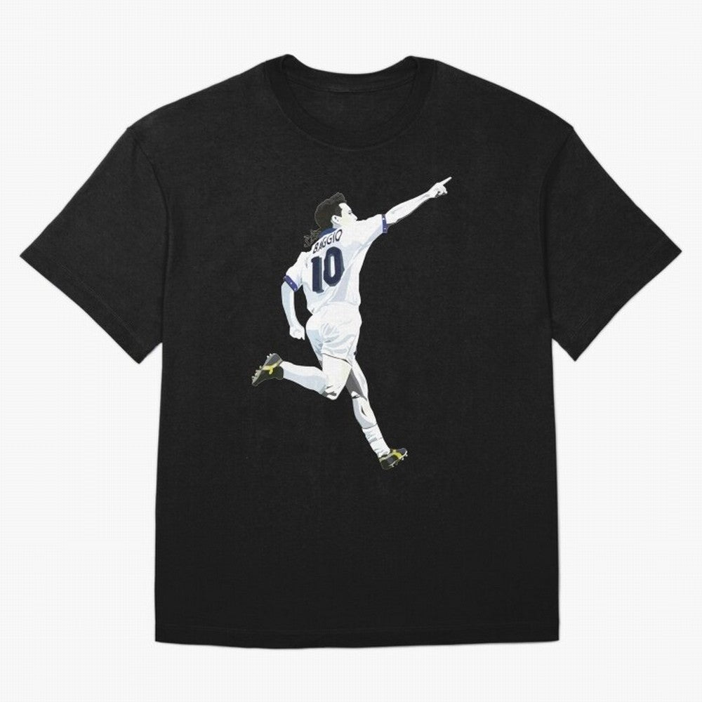 Roberto Baggio - Italy | Mbappe gift Oversized T-Shirt Build Global Football Passion for FIFA World Cup 2026 USA Canada Mexico, Inspired by Cristiano Ronaldo, Haaland and CR7, France and Portugal, Fan Favorite Moments, National Team Passion, Big