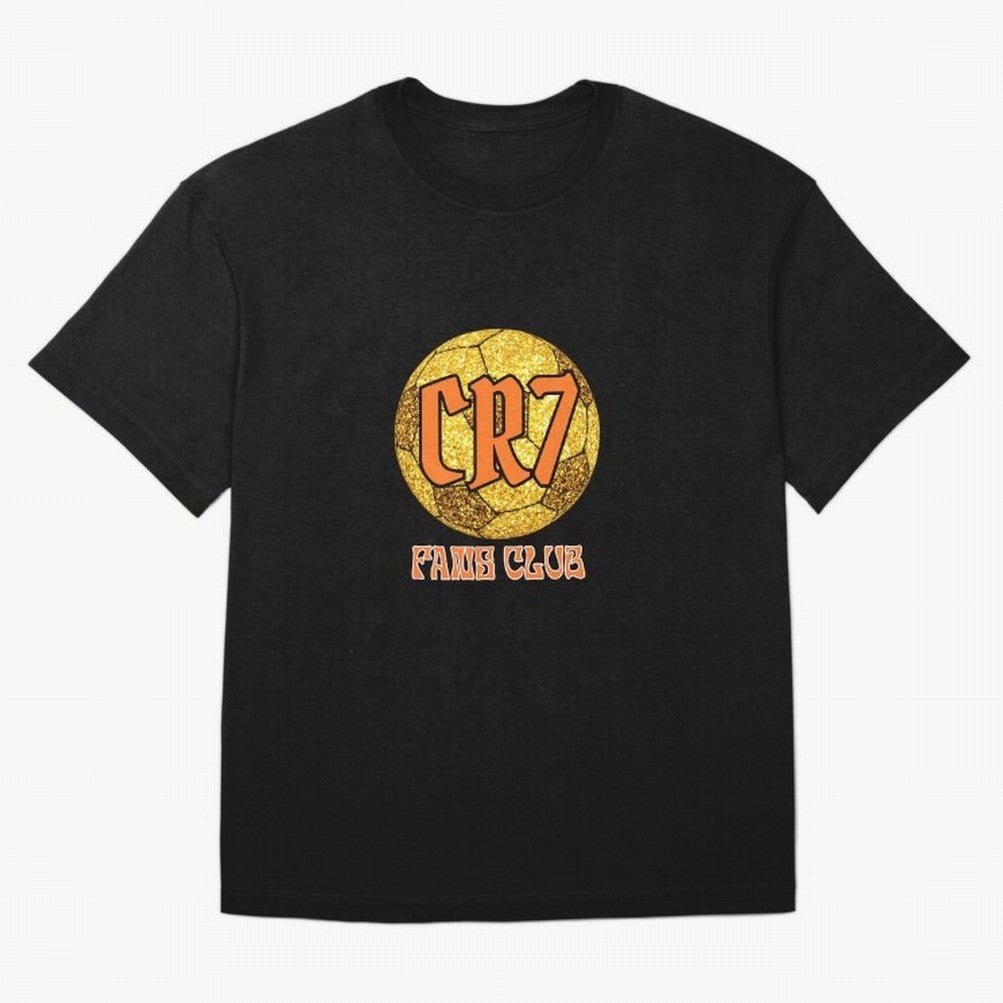CR7 ORANGE Oversized T-Shirt Stand Proud for Global Football Passion for FIFA World Cup 2026, Made for Haaland and Mbappe, Argentina, Global Supporter Spirit, Legendary Goals, National Colors and Tournament Celebration; Ideal for Football Dads,