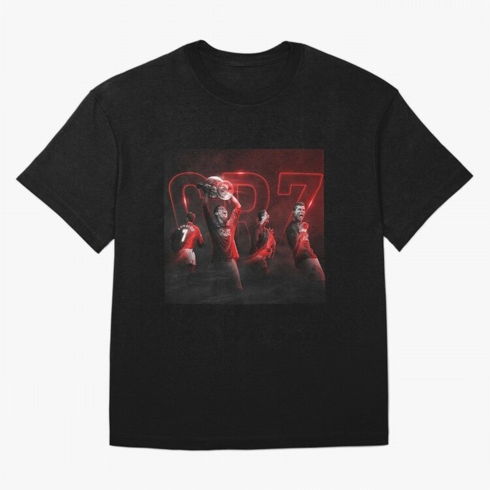 Cristiano Ronaldo in Manchester United Oversized T-Shirt Stand Proud for FIFA World Cup 2026 USA Canada Mexico Featuring Neymar, Brazil Energy, Global Supporter Spirit, Legendary Goals, National Colors and Tournament Celebration; Perfect for