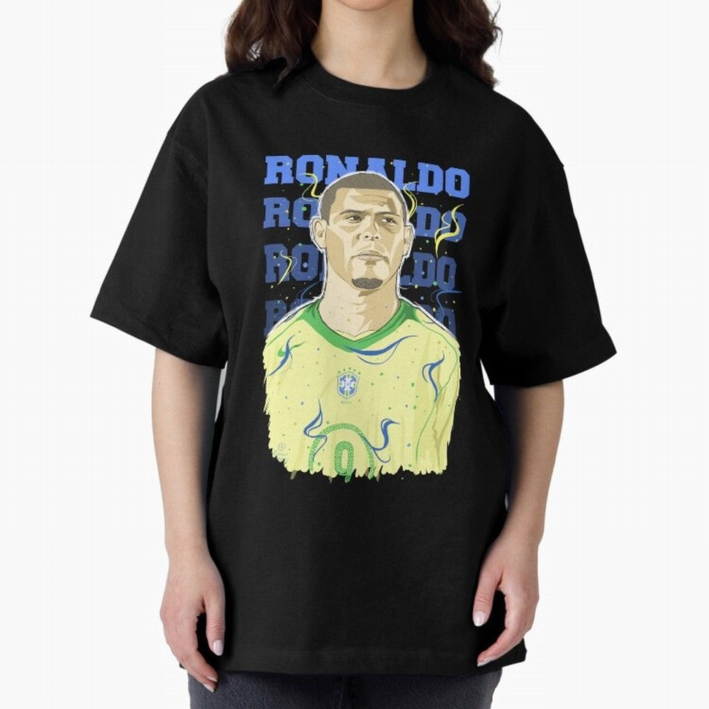 Ronaldo Oversized T-Shirt Carry National Pride through FIFA World Cup 2026 with Messi, Neymar and Mbappe, Brazil, Portugal and Argentina Energy, Game Day Rituals, Football Legends, Country Pride and the Road to the Final; Perfect for People Who