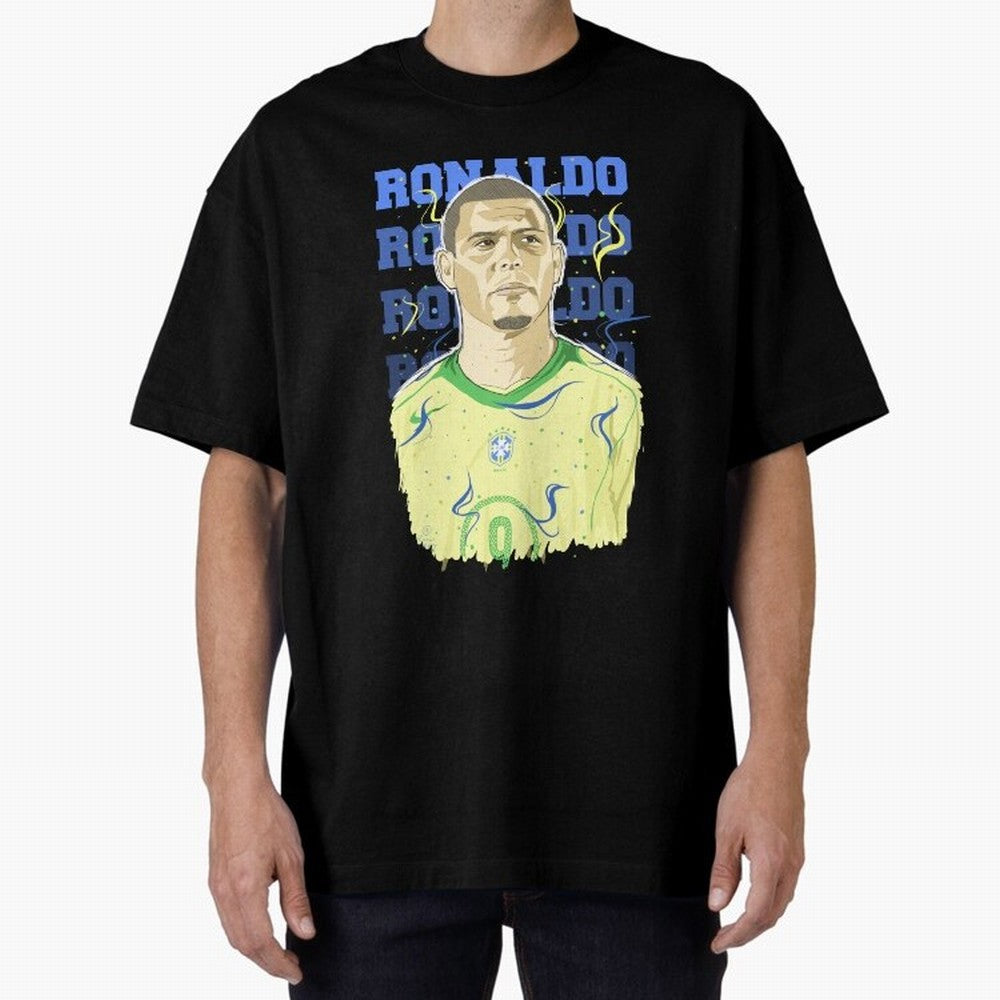 Ronaldo Oversized T-Shirt Carry National Pride through FIFA World Cup 2026 with Messi, Neymar and Mbappe, Brazil, Portugal and Argentina Energy, Game Day Rituals, Football Legends, Country Pride and the Road to the Final; Perfect for People Who