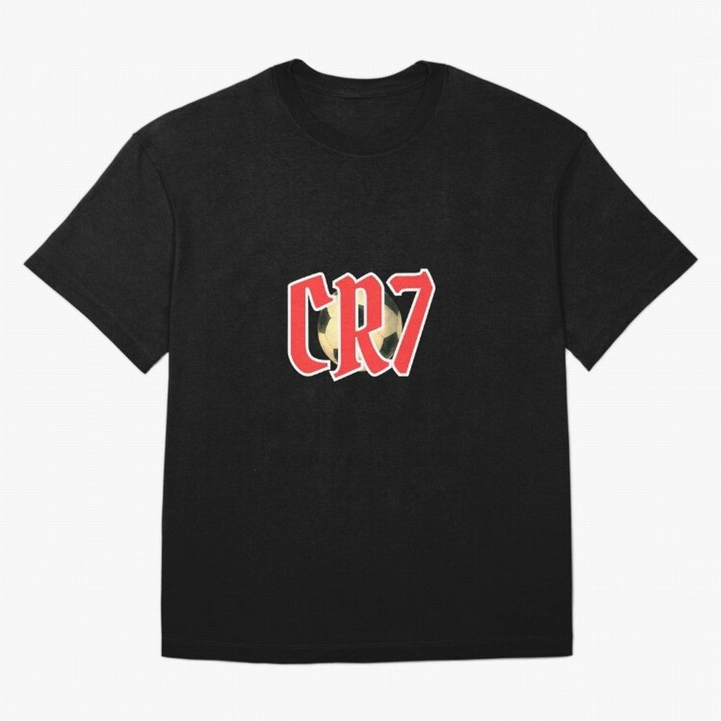 CR7 RED Oversized T-Shirt Stand with the FIFA World Cup 2026 Group Stage Journey through Neymar, Haaland and Cristiano Ronaldo Highlights, France and Portugal Pride, Worldwide Fan Energy, Dramatic Goals, Stadium Lights and Championship