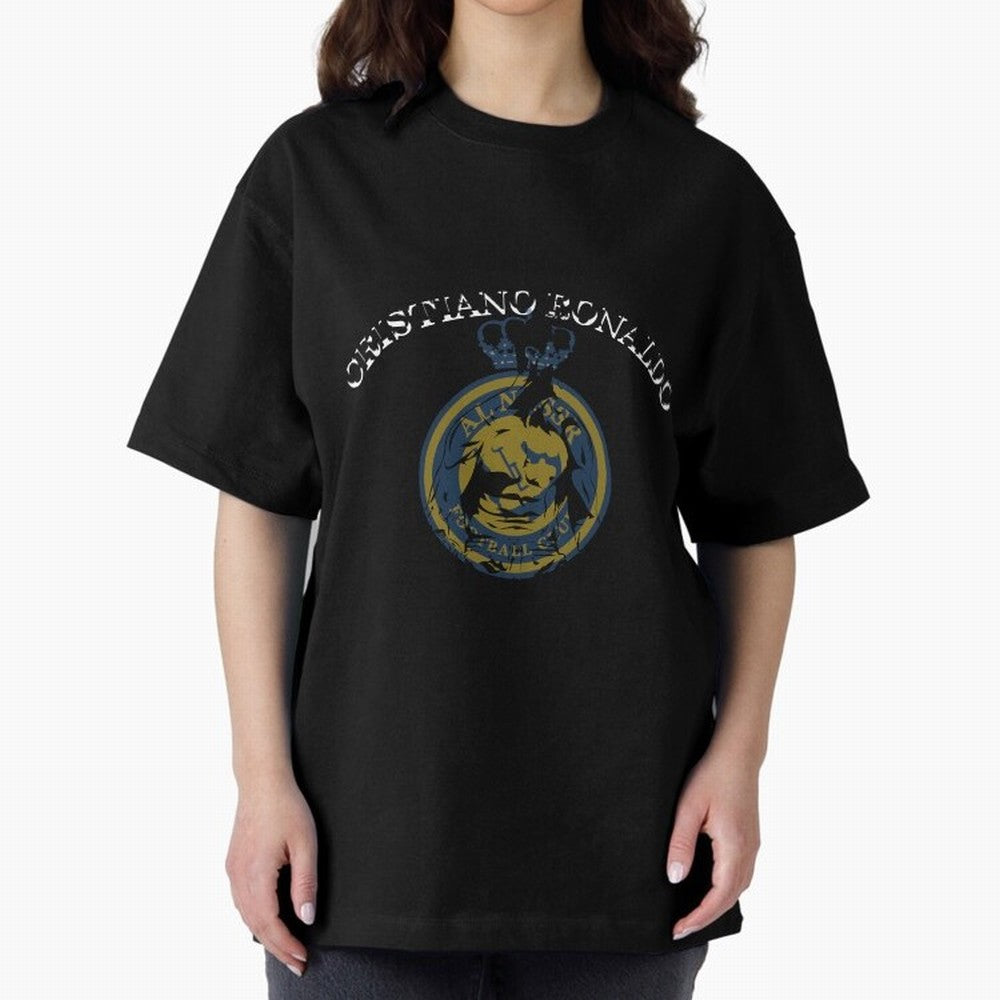 Ronaldo CR7 al nassr Oversized T-Shirt Honor the Football Icons of Match Day Hype around FIFA World Cup 2026 Group Stage, Mbappe and Neymar, Brazil, Portugal and Argentina, Goal Celebration Energy, Supporter Heritage, Football Icons and Worldwide
