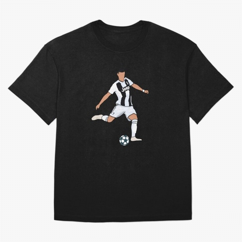 Ronaldo Oversized T-Shirt Relive Match Day Hype around FIFA World Cup 2026, Haaland and Mbappe, Germany, Global Supporter Spirit, Legendary Goals, National Colors and Tournament Celebration; Ideal for Football Dads, Football Moms, Friends,