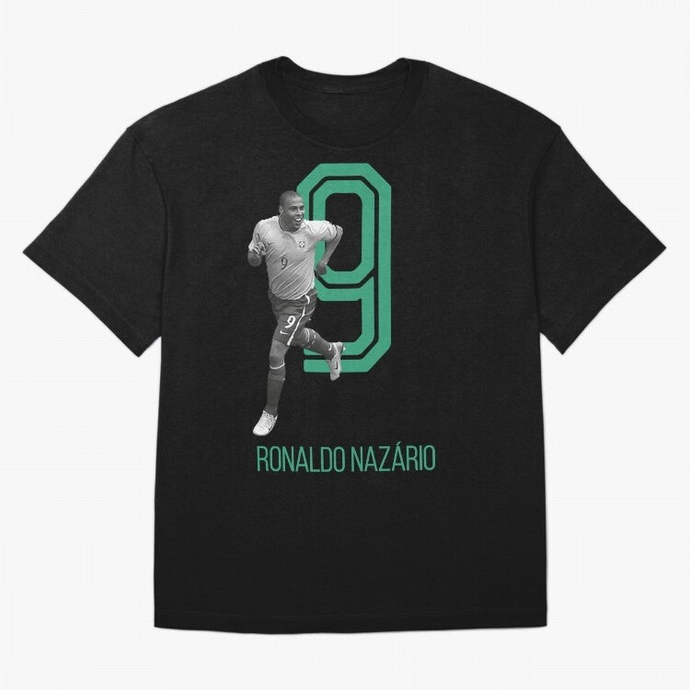 Ronaldo Naz¨¢rio Retro Oversized T-Shirt Share FIFA World Cup 2026 for Fans of Neymar, Haaland and Cristiano Ronaldo and Brazil, Portugal and Argentina, Bringing Game Day Rituals, Football Legends, Country Pride and the Road to the Final; Great for