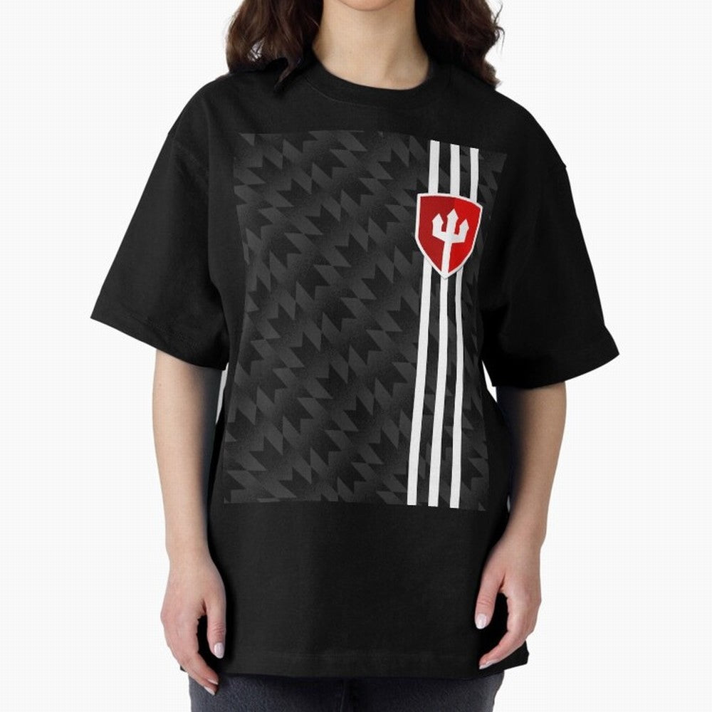 Manchester United 2017/18 3rd Kit Jersey Pattern Oversized T-Shirt Enjoy the Biggest Football Party of the FIFA World Cup 2026 USA Canada Mexico Journey through Cristiano Ronaldo, Haaland and CR7 Highlights, Portugal, Spain and Germany Pride, Fan