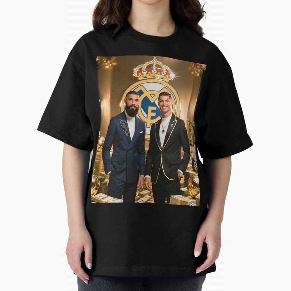 Viking Stars Oversized T-Shirt Join Supporters Worldwide for FIFA World Cup 2026 Spirit, Driven by Spain and Netherlands, Neymar, Haaland and Cristiano Ronaldo, Global Supporter Spirit, Legendary Goals, National Colors and Tournament Celebration;