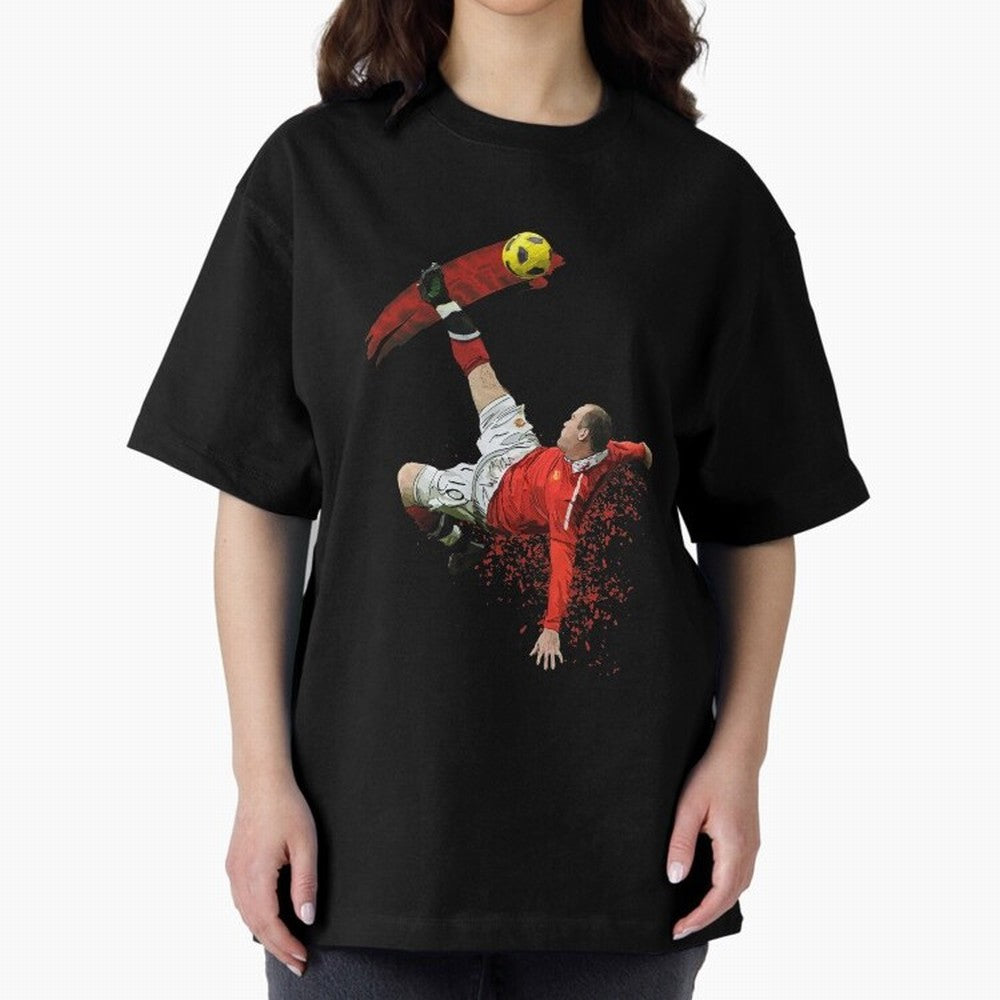 Wayne Rooney Oversized T-Shirt Bring International Match Energy to FIFA World Cup 2026 USA Canada Mexico for Fans of Cristiano Ronaldo, Haaland and CR7 and Spain, Bringing Football History, Final Match Energy, Crowd Noise and Once in a Lifetime