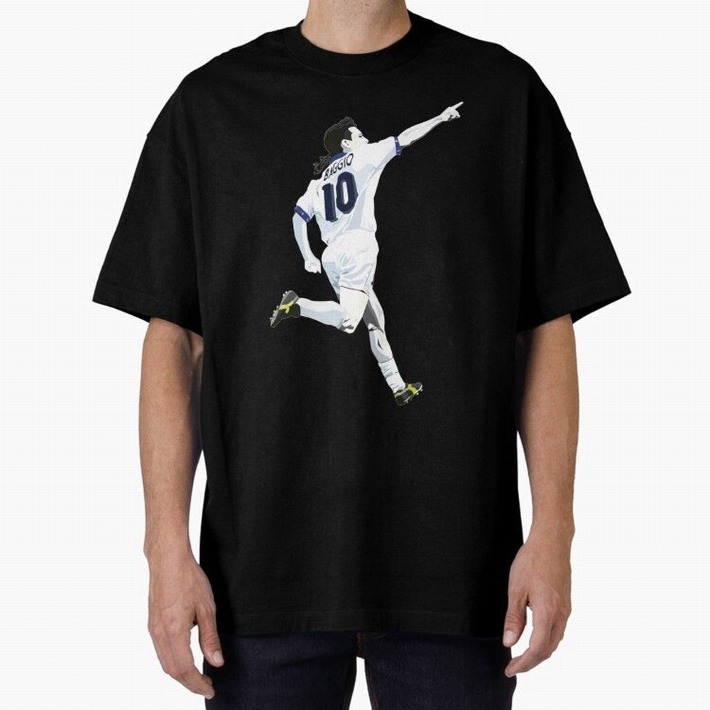Roberto Baggio - Italy | Mbappe gift Oversized T-Shirt Celebrate Football Dreams Across FIFA World Cup 2026 Spirit, Connected to France, Cristiano Ronaldo, Goal Celebration Energy, Supporter Heritage, Football Icons and Worldwide Tournament Joy;