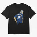 Ronaldo Number 9 Art Oversized T-Shirt Show Match Day Excitement for the FIFA World Cup 2026 Group Stage Journey through Messi, Neymar and Mbappe Highlights, Spain and Netherlands Pride, Fan Favorite Moments, National Team Passion, Big Match Drama