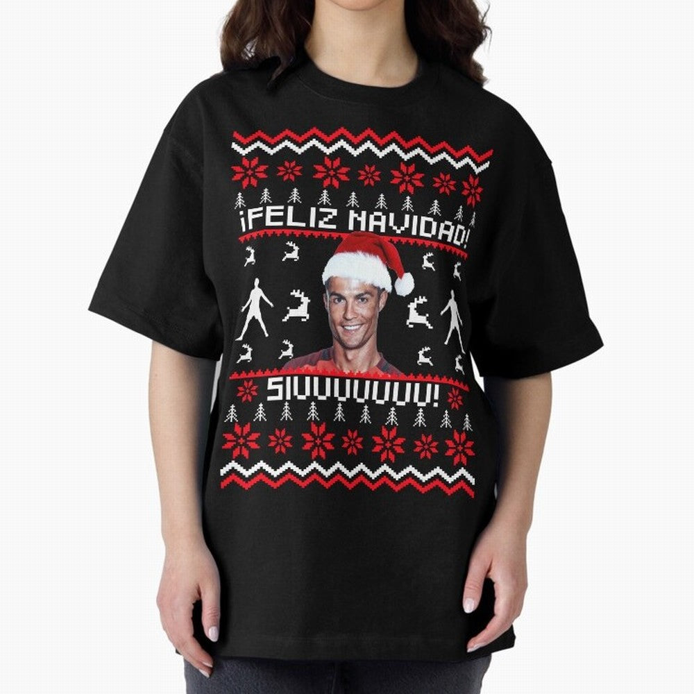 Cristiano Ronaldo El Bicho SIUU Ugly Sweater Oversized T-Shirt Bring Legendary Rivalry Energy to FIFA World Cup 2026 USA Canada Mexico Connected to Neymar, Haaland and Cristiano Ronaldo, Spain Energy, Stadium Chants, National Pride, Trophy Dreams