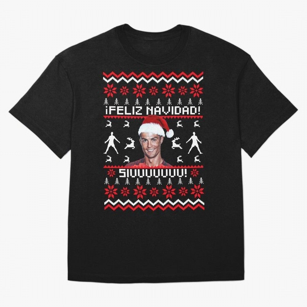 Cristiano Ronaldo El Bicho SIUU Ugly Sweater Oversized T-Shirt Bring Legendary Rivalry Energy to FIFA World Cup 2026 USA Canada Mexico Connected to Neymar, Haaland and Cristiano Ronaldo, Spain Energy, Stadium Chants, National Pride, Trophy Dreams
