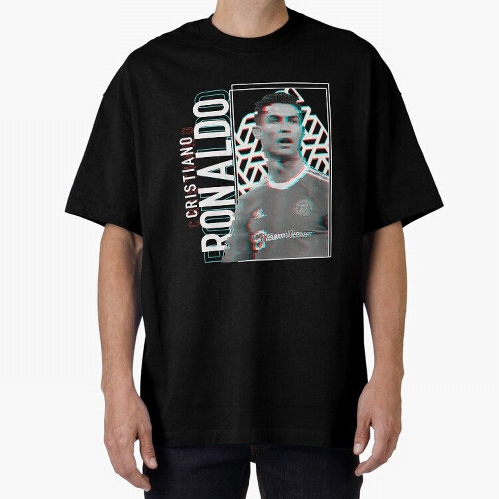 Cristiano Ronaldo sport Oversized T-Shirt Fuel Your Fan Pride for FIFA World Cup 2026 for Fans of Messi, Neymar and Mbappe and Netherlands, Bringing Vintage Soccer Flavor, Modern Football Stars, National Flags and Final Night Emotion; Created for