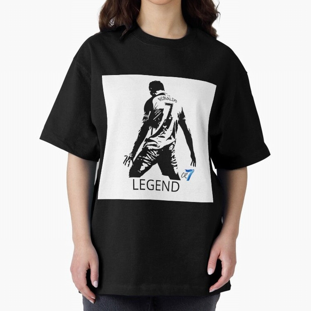 RONALDO legend CR7 Oversized T-Shirt Turn Football Passion into FIFA World Cup 2026 USA Canada Mexico with Mbappe and Neymar, France and Portugal Energy, Champion Mindset, Group Stage Buzz, Knockout Tension and Passionate Fan Culture; Ideal for