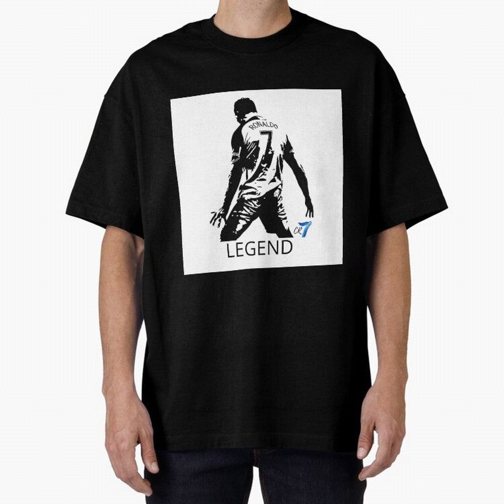 RONALDO legend CR7 Oversized T-Shirt Turn Football Passion into FIFA World Cup 2026 USA Canada Mexico with Mbappe and Neymar, France and Portugal Energy, Champion Mindset, Group Stage Buzz, Knockout Tension and Passionate Fan Culture; Ideal for