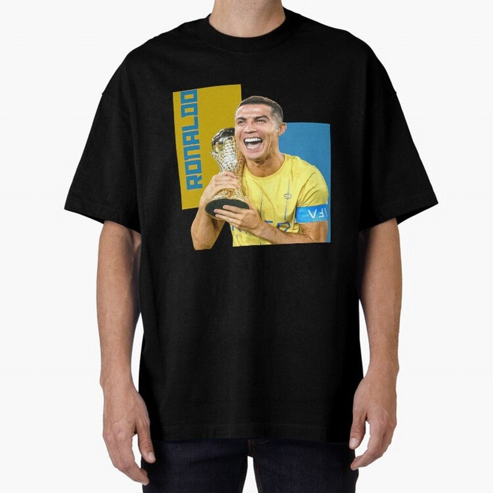 Ronaldo Oversized T-Shirt Show Match Day Excitement for the FIFA World Cup 2026 Journey through CR7 Highlights, England and Germany Pride, Soccer Culture, Superstar Moments, National Team Dreams and Competitive Fire; Great for Supporters Who Love