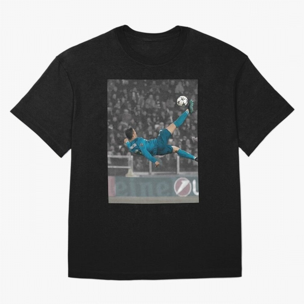 C Ronaldo Poster	 Oversized T-Shirt Show Championship Spirit for Global Football Passion for FIFA World Cup 2026 Group Stage, Made for CR7 and Messi, England, France and Netherlands, Global Supporter Spirit, Legendary Goals, National Colors and