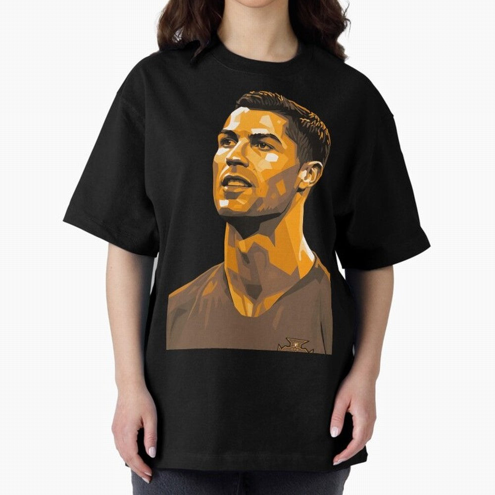 Ronaldo Oversized T-Shirt Celebrate Football Dreams Across FIFA World Cup 2026 Group Stage Spirit, Connected to Spain and Netherlands, Messi, Neymar and Mbappe, Tournament Hype, Historic Matchups, Family Viewing Parties and Global Sports Pride;