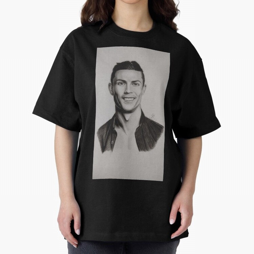 CR7 Oversized T-Shirt Support Iconic Players in FIFA World Cup 2026 USA Canada Mexico Centered on Neymar, Portugal, Spain and Germany Energy, Goal Celebration Energy, Supporter Heritage, Football Icons and Worldwide Tournament Joy; Perfect for