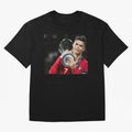 Ronaldo Oversized T-Shirt Make Game Day About Match Day Hype around FIFA World Cup 2026, Messi, France and Portugal, Football Festival Excitement, Trophy Ambitions, Country Rivalries and Star Player Buzz; Made for Collectors Who Enjoy Iconic