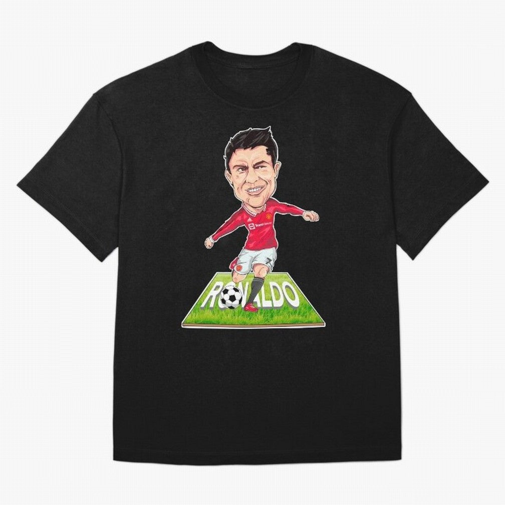Cristiano Ronaldo Oversized T-Shirt Celebrate the Road through FIFA World Cup 2026 for Fans of Messi, CR7 and Mbappe and Argentina, Bringing Supporter Pride, Iconic Celebrations, Legendary Names and Global Match Day Energy; Ideal for Fans Who