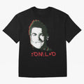 Portugal Football Captain Cristiano Ronaldo 3D Anaglyph Portrait Oversized T-Shirt Support the Legends of the FIFA World Cup 2026 USA Canada Mexico Journey through Cristiano Ronaldo, Haaland and CR7 Highlights, Argentina and Brazil Pride, Fan