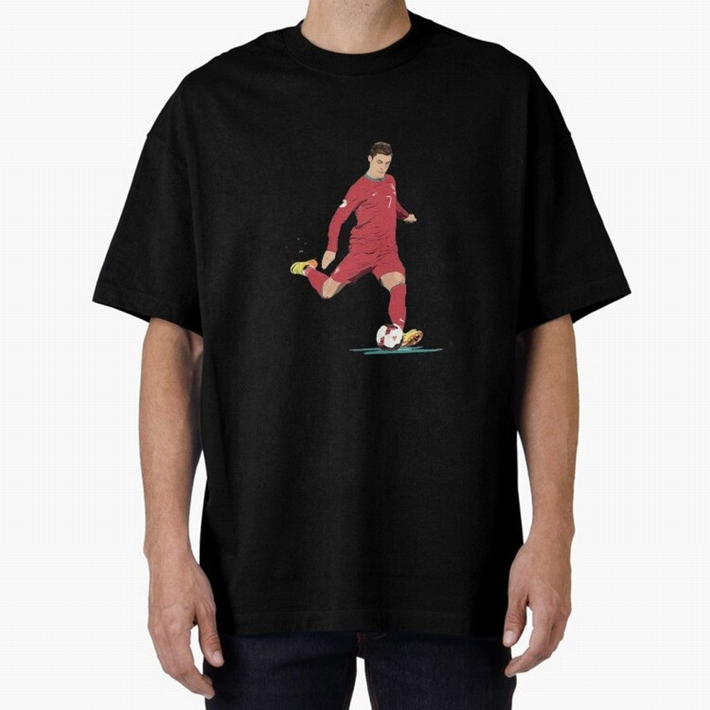 Cristiano ronaldo portugal 2022 Oversized T-Shirt Capture Stadium Memories from FIFA World Cup 2026 with Messi, Portugal Energy, Worldwide Fan Energy, Dramatic Goals, Stadium Lights and Championship Celebrations; Created for Match Day Parties,
