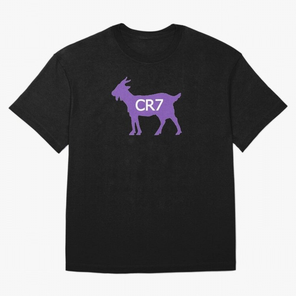 CR7 GOAT Purple Oversized T-Shirt Celebrate Global Passion for Match Day Hype around FIFA World Cup 2026 Group Stage, Neymar, England and Germany, Football Passion, Legendary Performances, Festival Vibes and Supporter Community; Made for Collectors
