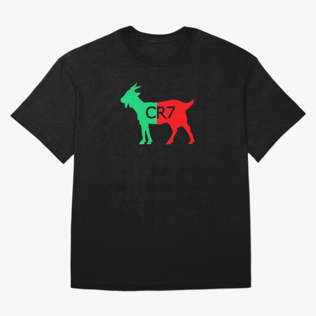 CR7 GOAT Tuga Oversized T-Shirt Carry FIFA World Cup 2026 USA Canada Mexico with Neymar, England and Germany Energy, Sports Nostalgia, International Competition, Famous Players and Unforgettable Victories; Ideal for Fans Who Follow Messi, Cristiano