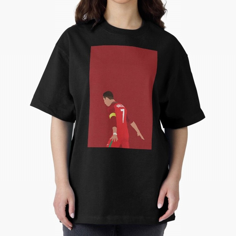 CR7 Oversized T-Shirt Back Your Heroes with FIFA World Cup 2026 USA Canada Mexico Spirit, Made for Portugal, Spain and Germany, Haaland and Mbappe, Stadium Chants, National Pride, Trophy Dreams and Unforgettable Football Memories; Made for