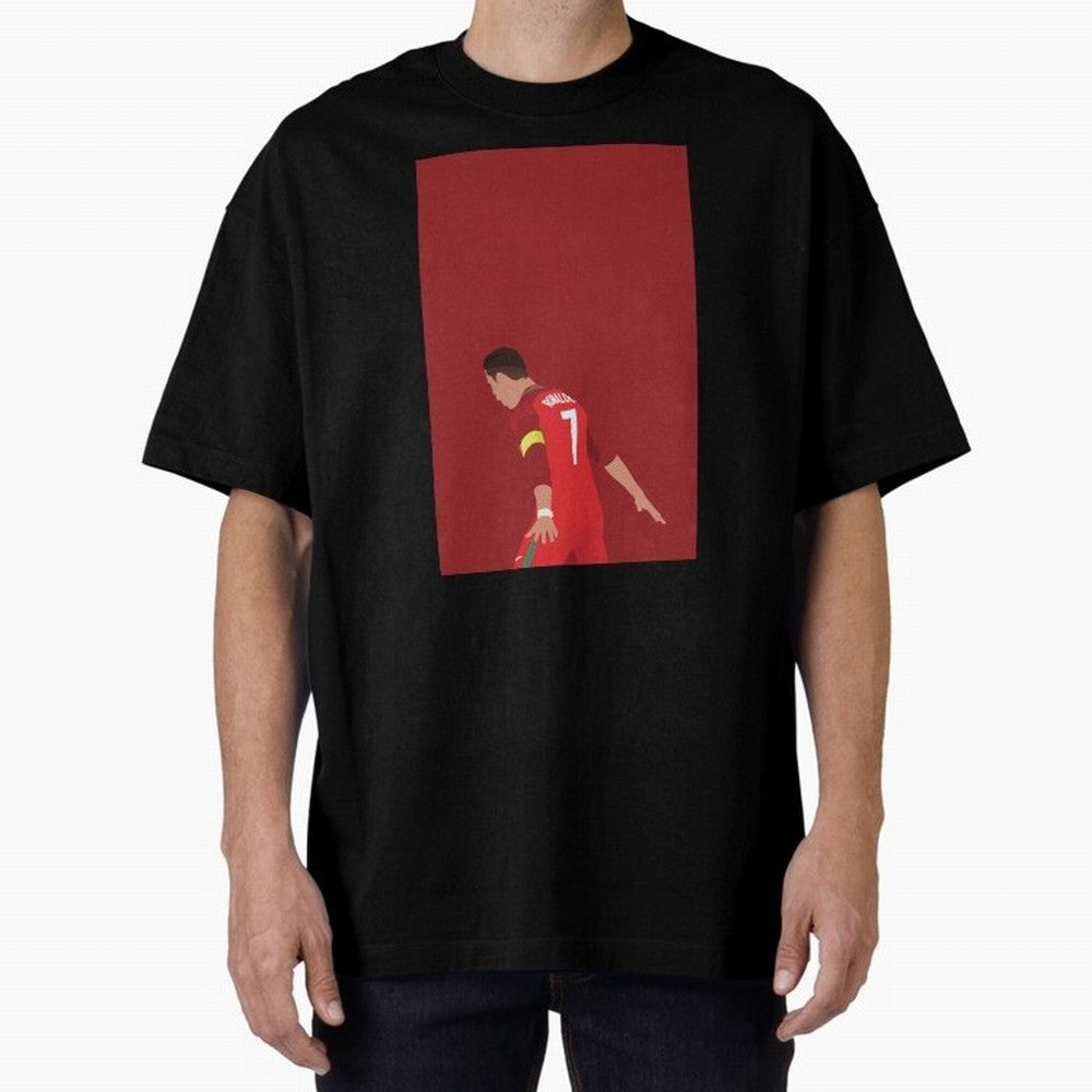 CR7 Oversized T-Shirt Back Your Heroes with FIFA World Cup 2026 USA Canada Mexico Spirit, Made for Portugal, Spain and Germany, Haaland and Mbappe, Stadium Chants, National Pride, Trophy Dreams and Unforgettable Football Memories; Made for