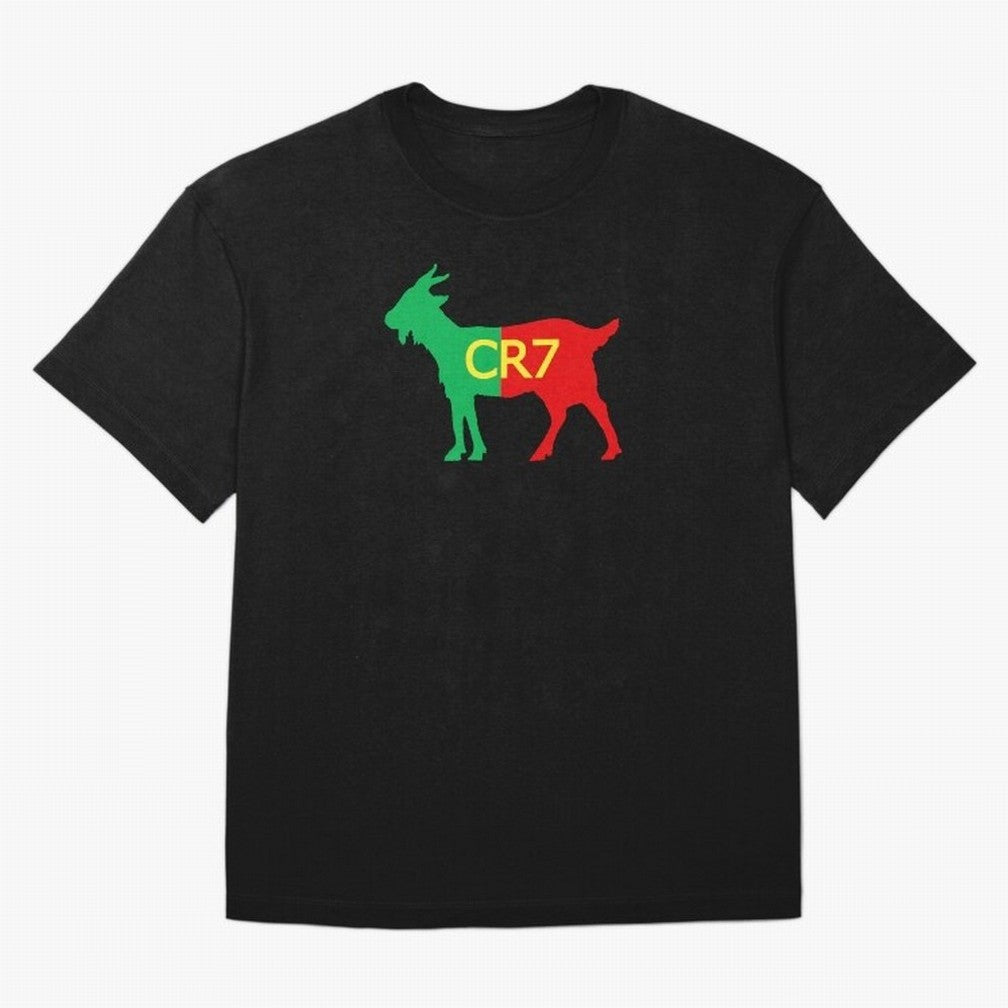 CR7 GOAT Tuga 3 Oversized T-Shirt Cheer through Every Moment of Global Football Passion for FIFA World Cup 2026 Group Stage, Capturing Messi, England, France and Netherlands, Worldwide Fan Energy, Dramatic Goals, Stadium Lights and Championship