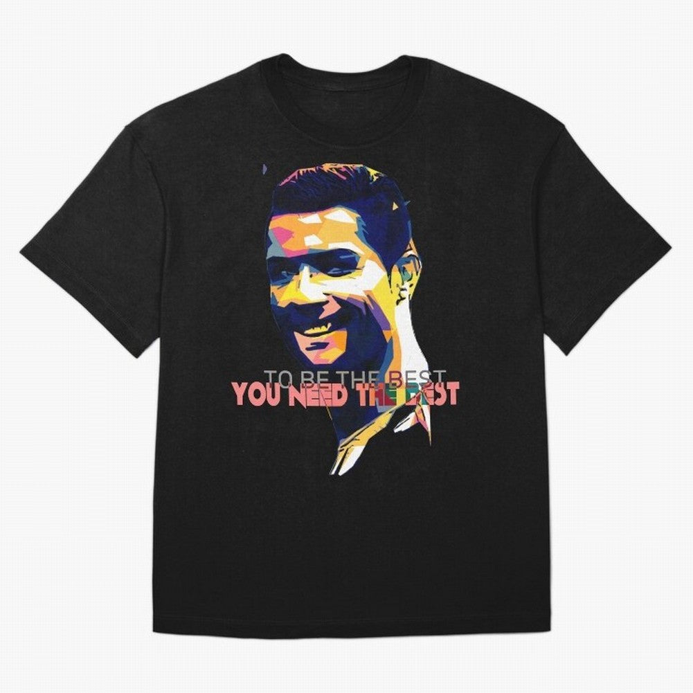 Cristiano Ronaldo To be the best, you need the best Quote Pop art Oversized T-Shirt Carry FIFA World Cup 2026 USA Canada Mexico Filled with Cristiano Ronaldo, Germany Energy, Tournament Hype, Historic Matchups, Family Viewing Parties and Global