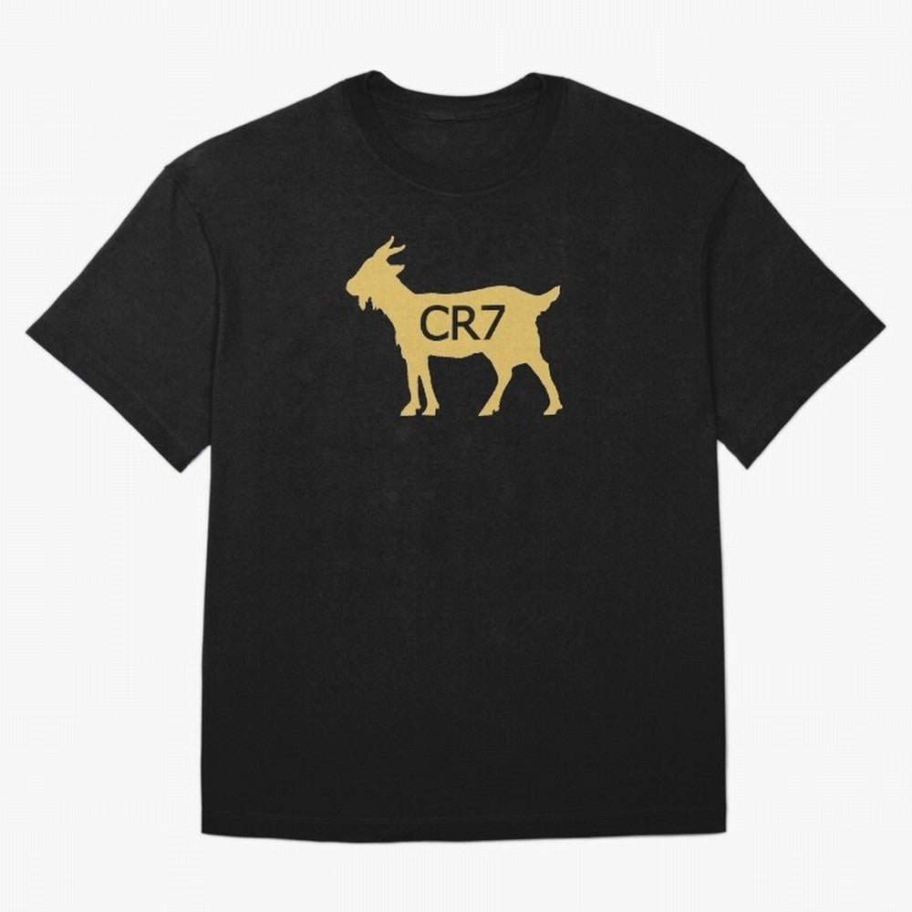 CR7 GOAT Gold Oversized T-Shirt Elevate FIFA World Cup 2026 Group Stage Spirit, Made for England, Mbappe and Neymar, Football Passion, Legendary Performances, Festival Vibes and Supporter Community; Ideal for Passionate Fans Who Love Underdog