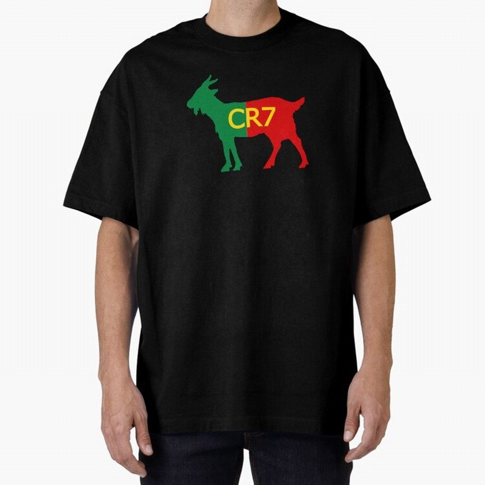 CR7 GOAT Tuga 2 Oversized T-Shirt Support the Legends of FIFA World Cup 2026 Group Stage Filled with Haaland, Portugal, Spain and Germany Energy, Champion Mindset, Group Stage Buzz, Knockout Tension and Passionate Fan Culture; Perfect for People