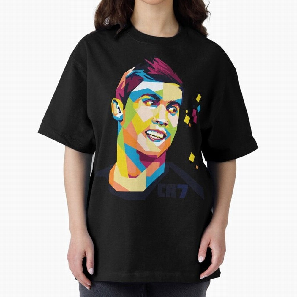 Cristiano Ronaldo Oversized T-Shirt Carry the Colors and Pride of FIFA World Cup 2026 USA Canada Mexico Connected to Mbappe and Neymar, Argentina Energy, Stadium Memories, Football Loyalty, International Chants and Championship Tradition; Perfect