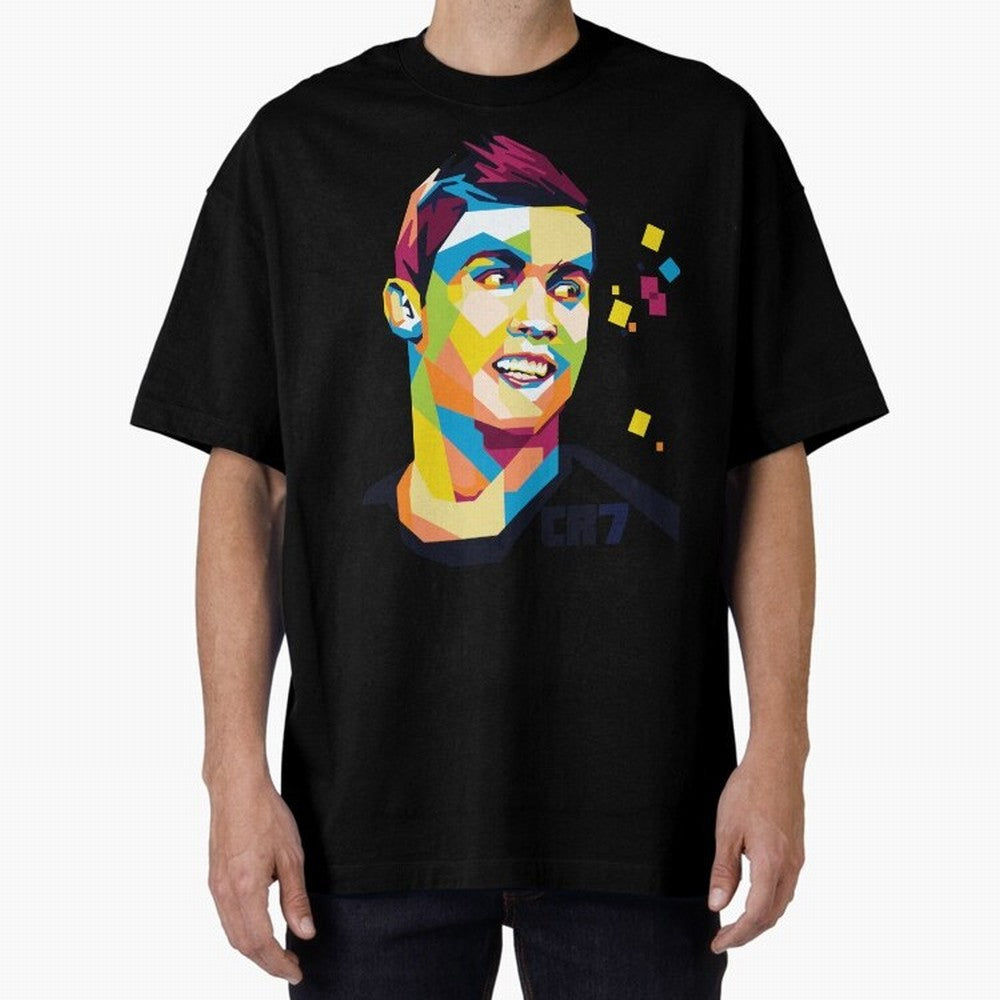 Cristiano Ronaldo Oversized T-Shirt Carry the Colors and Pride of FIFA World Cup 2026 USA Canada Mexico Connected to Mbappe and Neymar, Argentina Energy, Stadium Memories, Football Loyalty, International Chants and Championship Tradition; Perfect