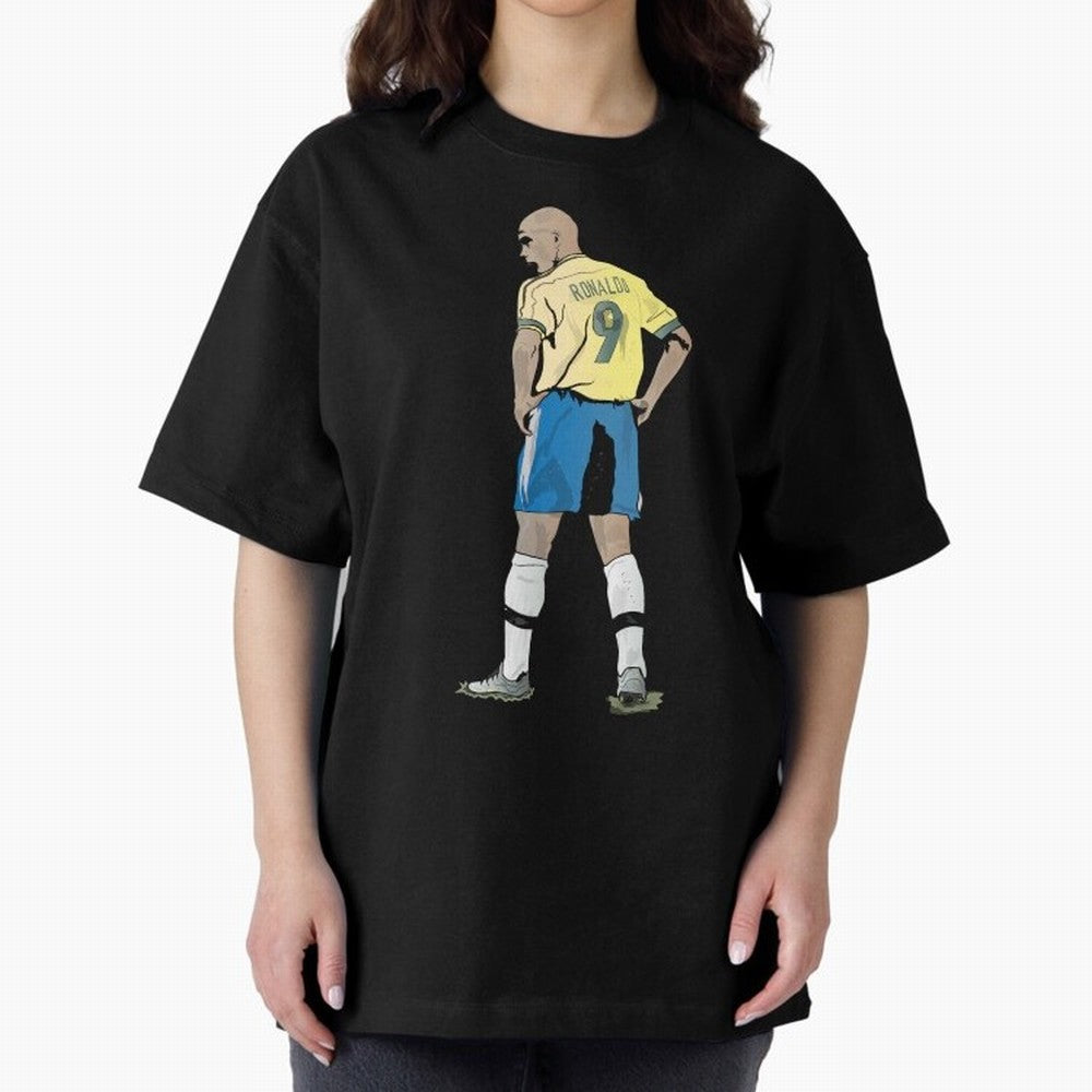 RONALDO NAZARIO 9 Oversized T-Shirt Bring International Match Energy to the FIFA World Cup 2026 USA Canada Mexico Journey through Neymar, Haaland and Cristiano Ronaldo Highlights, Portugal Pride, Football Passion, Legendary Performances, Festival